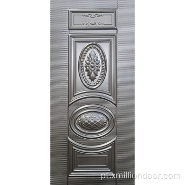 Placa de porta de aço estampada de design clássico